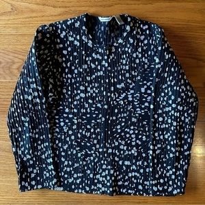 LAURA ashley full zip jacket